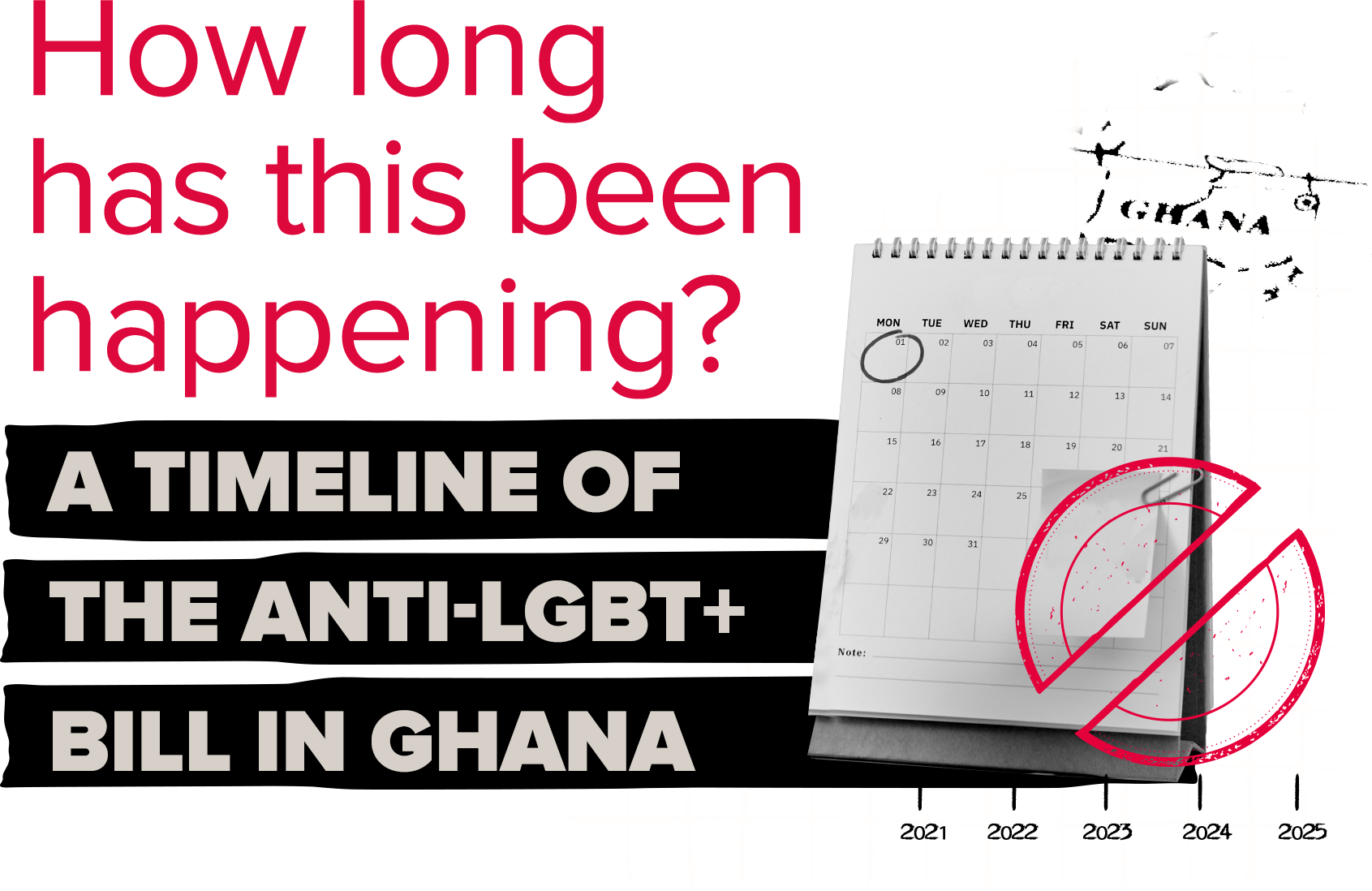 How long has this been happening? A timeline of the anti-LGBT+ bill in Ghana